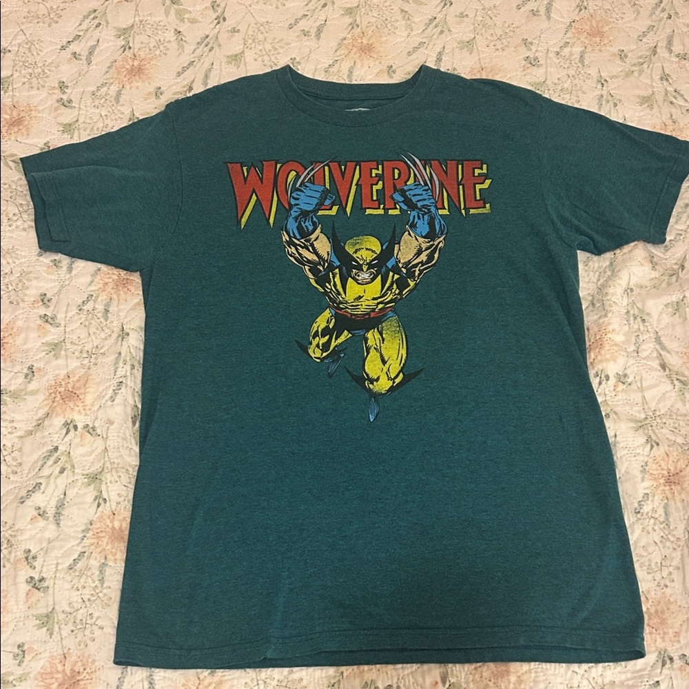 Wolverine Teal Graphic T-Shirt